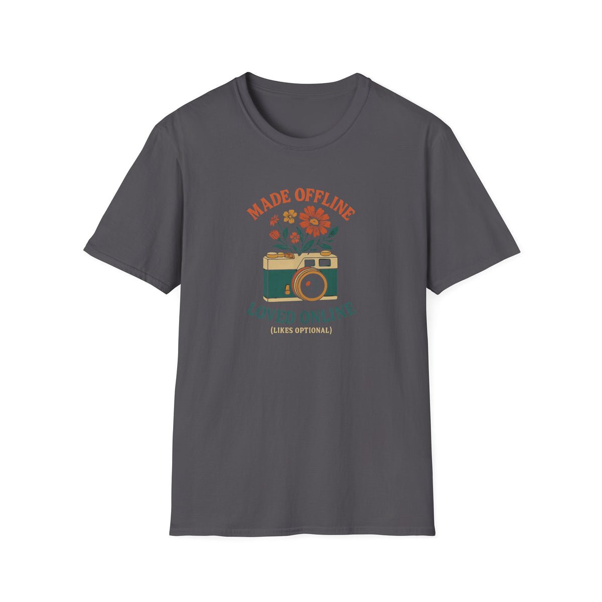 Camera with Flowers T-Shirt