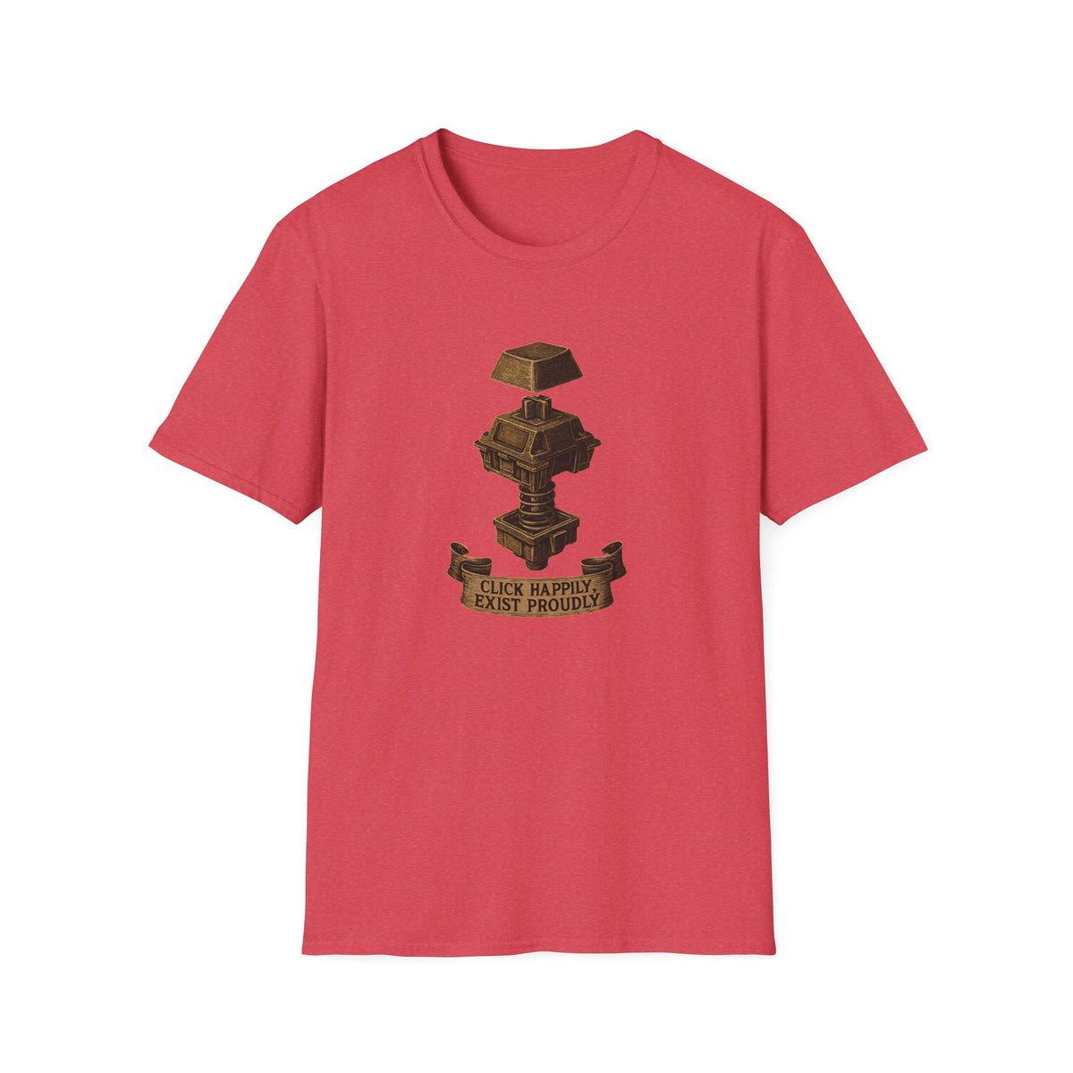 Spring-loaded mechanical sculpture T-Shirt