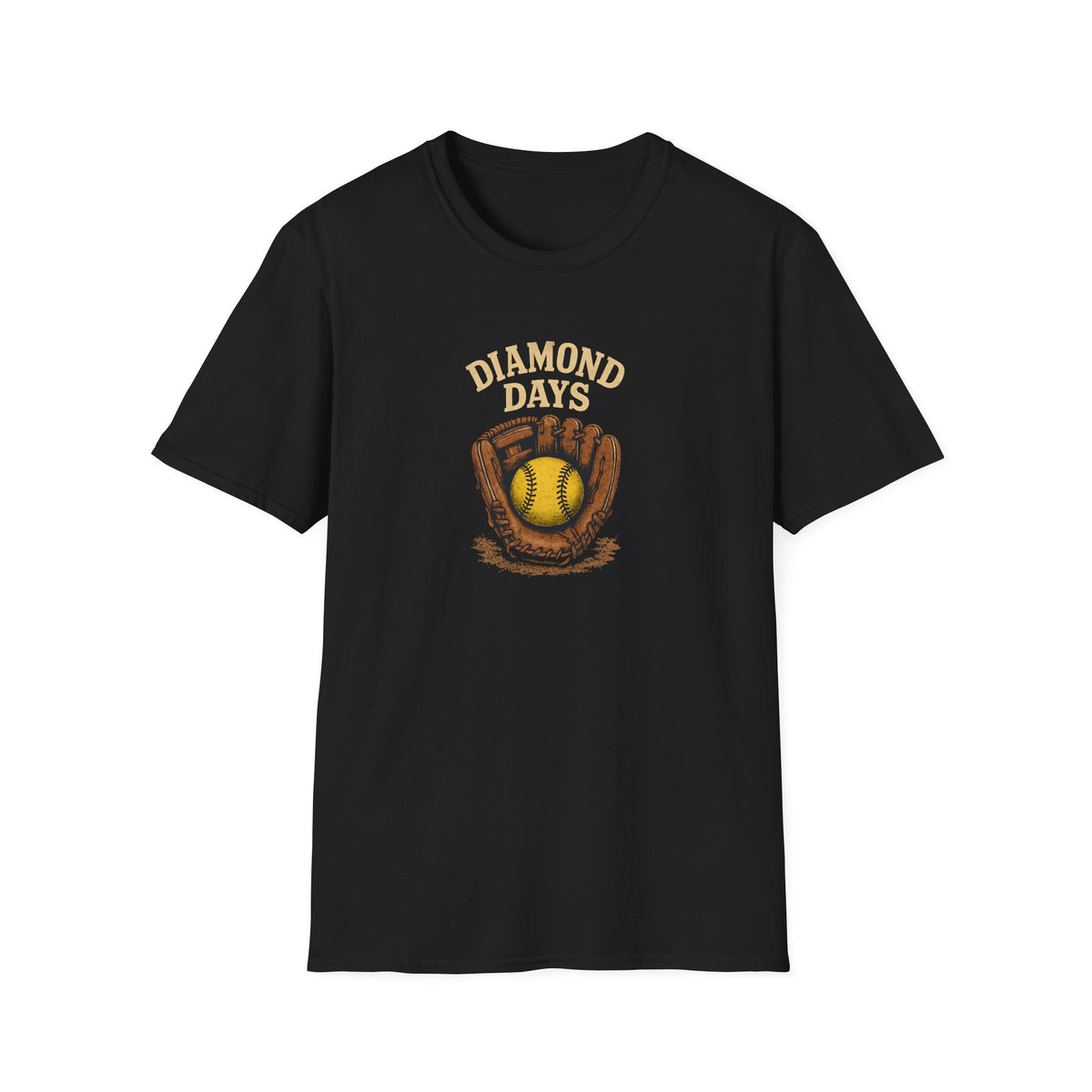 Baseball Glove with Ball T-Shirt