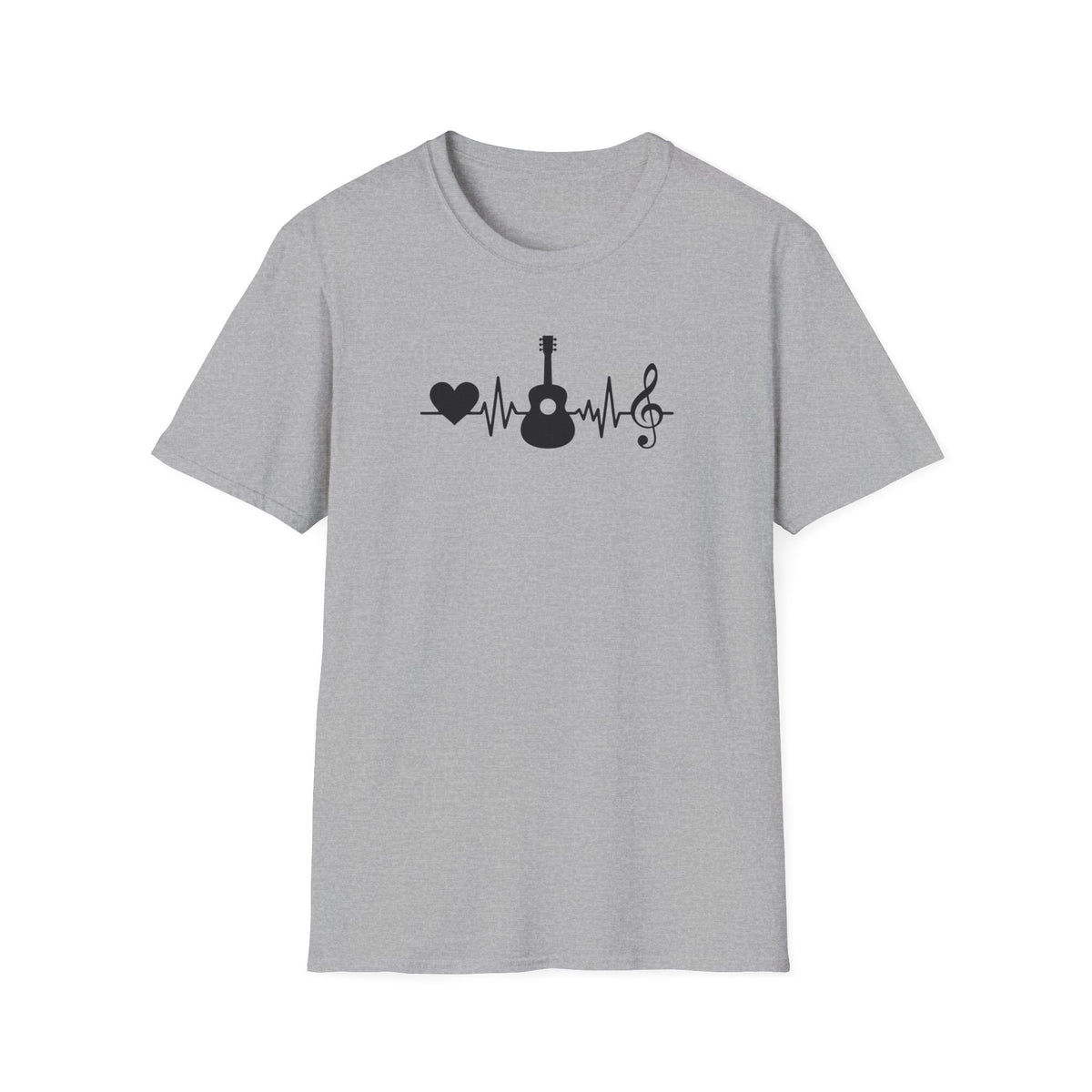 Heartbeat Guitar Music T-Shirt